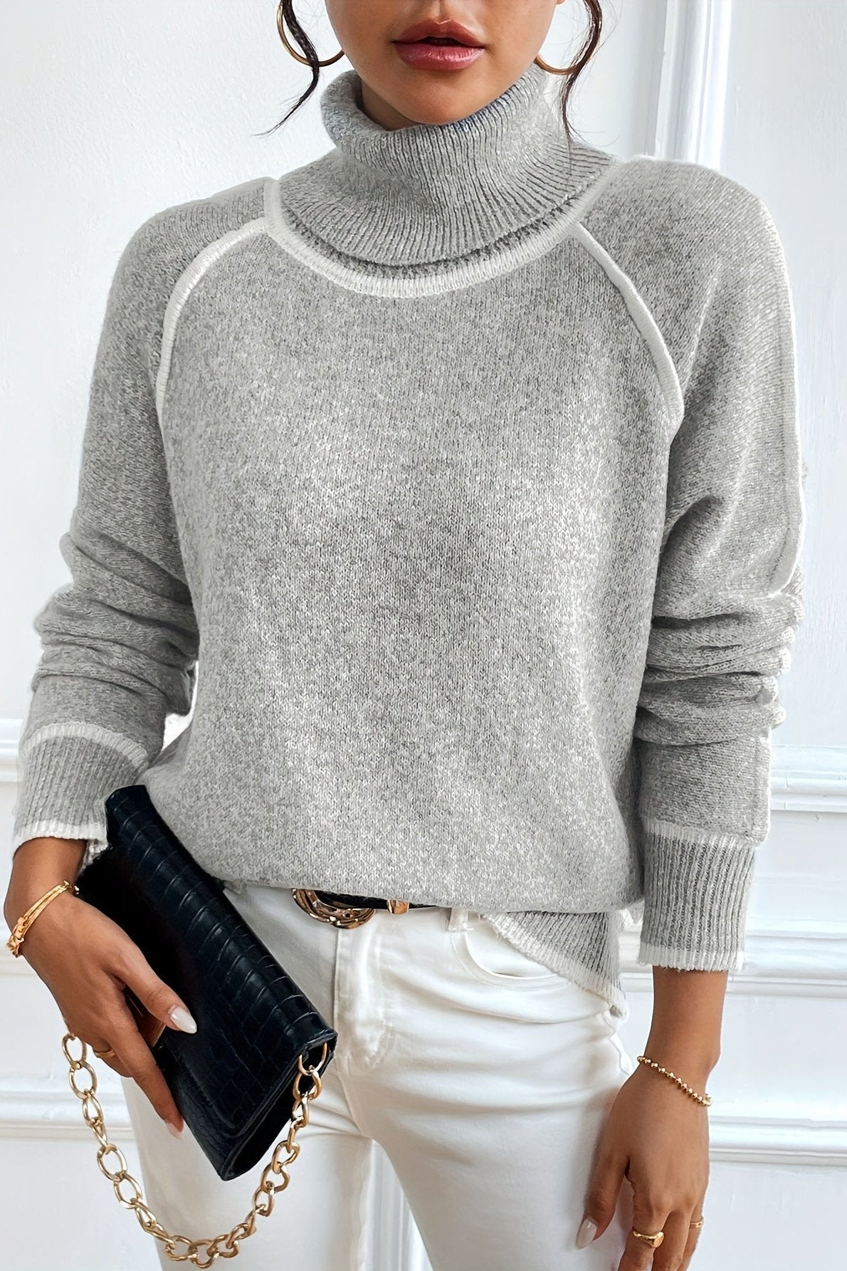 Turtle Neck Sweater, Long Sleeve Sweater
